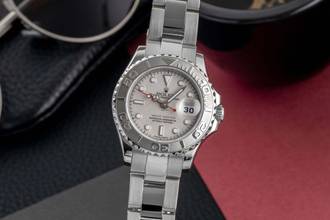 Thumbnail von Rolex Yacht-Master 29 Oyster Stahl / Platin Automatik Damenuhr Ref. 169622