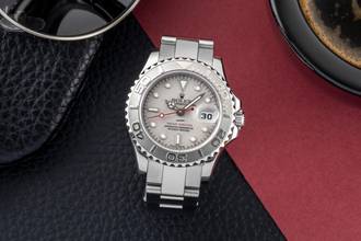 Thumbnail von Rolex Yacht-Master 29 Oyster Stahl / Platin Automatik Damenuhr Ref. 169622