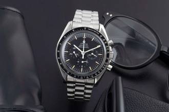 Thumbnail von Omega Speedmaster Professional Moonwatch Chronograph Stahl Handaufzug Ref. 3590.50.00 B&P