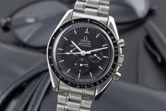 Thumbnail von Omega Speedmaster Professional Moonwatch Chronograph Stahl Handaufzug Ref. 3590.50.00 B&P