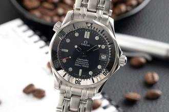 Thumbnail von Omega Seamaster Diver 300 M Professional 300M Automatik Herrenuhr 2552.80.00 Papiere 2001