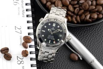 Thumbnail von Omega Seamaster Diver 300 M Professional 300M Automatik Herrenuhr 2552.80.00 Papiere 2001