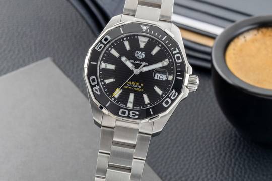 TAG Heuer Aquaracer 300M Stahl Automatik Herrenuhr Ref. WAY201A.BA0927 B&P 2020