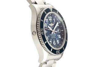 Thumbnail von Breitling Superocean II 44 Stahl Blue Dial Automatik Herrenuhr Ref. A17392D71