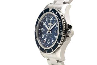 Thumbnail von Breitling Superocean II 44 Stahl Blue Dial Automatik Herrenuhr Ref. A17392D71