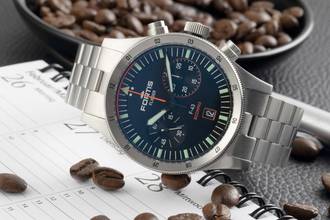 Thumbnail von Fortis F-43 Bicompax Chronograph Stahl Automatik Herrenuhr Ref. F.424.0004