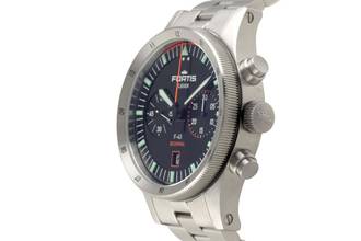 Thumbnail von Fortis F-43 Bicompax Chronograph Stahl Automatik Herrenuhr Ref. F.424.0004