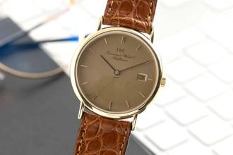 Thumbnail von IWC Portofino 18k (0,750) Gold White Dial Quarz Ref. IW333101 Klassiker