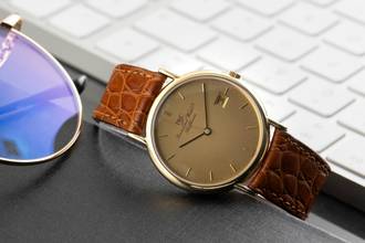 Thumbnail von IWC Portofino 18k (0,750) Gold White Dial Quarz Ref. IW333101 Klassiker