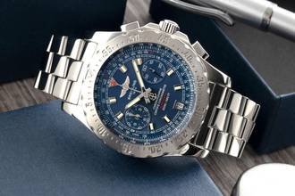 Thumbnail von Breitling Skyracer Chronograph Steel Automatic Men's Watch Ref A27362 B&P 2007