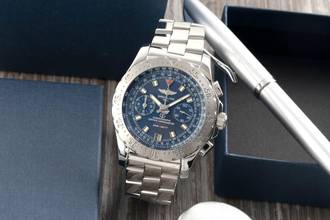 Thumbnail von Breitling Skyracer Chronograph Steel Automatic Men's Watch Ref A27362 B&P 2007
