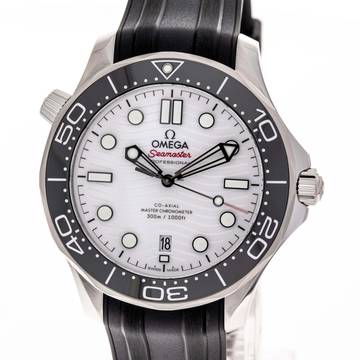  Omega Seamaster Diver 300 M White – 210.32.42.20.04.001 – NEW & Unworn – 03/2024 Full Set 