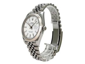 Thumbnail von Rolex Datejust 41 Edelstahl Weißgold 126334 Weiß Jubile-Band