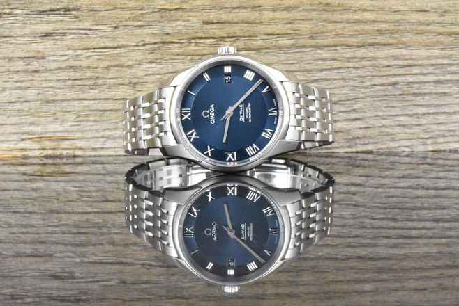  Omega De Ville Co-Axial 41 Blue Dial unpoliert 431.10.41.21.03.001 - Full Set 2015 
