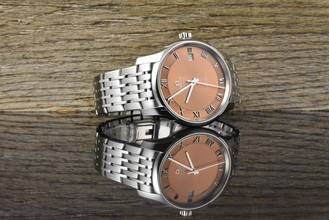 Thumbnail von Omega De Ville Hour Vision Co-Axial Master Chronometer Salmon Sunburst Dial - MINT - Full Set