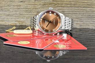 Thumbnail von Omega De Ville Hour Vision Co-Axial Master Chronometer Salmon Sunburst Dial - MINT - Full Set