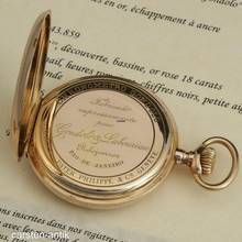 Thumbnail von Patek Philippe Gondolo 56mm Chronometro Gondolo Box und Zertifikat 18k Gold 133g sehr schön 1906 BOX and Pappers