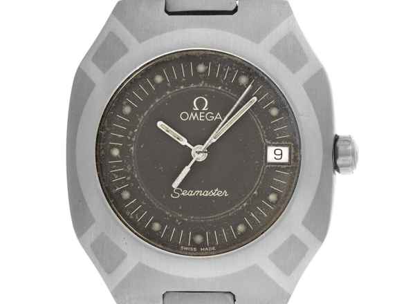  Omega Seamaster Polaris Ref.3960951 1981 original Box sehr gut Vintage Seamaster Polaris Titan 