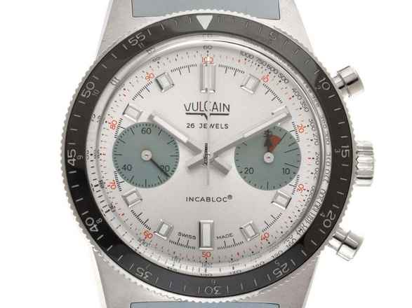  Vulcain Skindiver Chronograph Ref.590176BL7.BHM286 2026 Full Set Neu Skindiver Chronograph Ice Blue 