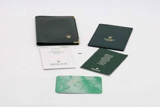 Thumbnail von Rolex Datejust 18k Gold Automatik Damenuhr Ref. 81208 Papiere 2005