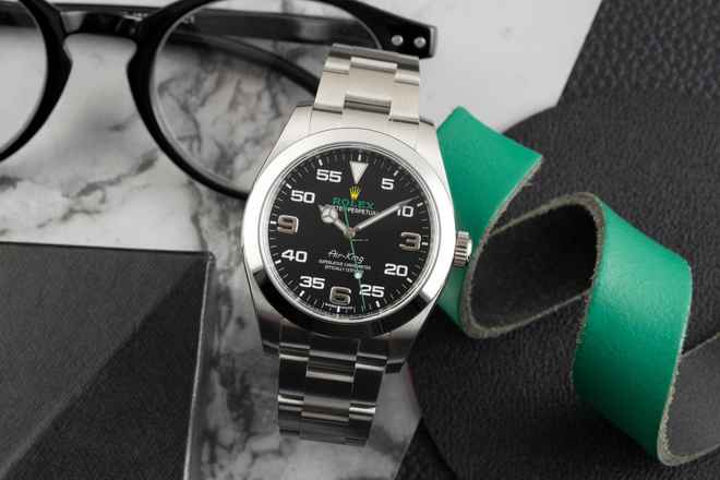  Rolex Air King Automatik Stahl Herrenuhr Oyster Perpetual Ref. 116900 B&P 2021 