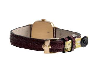 Thumbnail von Rolex Cellini 18k (0,750) Gold Handaufzug Damenuhr Ref. 4082 Vintage