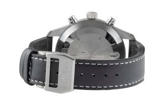 Thumbnail von IWC Fliegeruhr Doppelchronograph Schaffhausen Pilot Double Chronograph Automatik Stahl Herrenuhr Ref IW377801