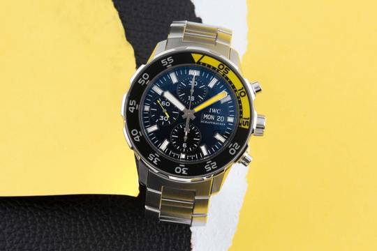 IWC Aquatimer Chronograph Automatik Edelstahl Herrenuhr Ref. IW376709