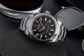 Thumbnail von Rolex Milgauss Black Dial Stahl Automatik Ref. 116400 V-Serie B&P 2012 LC 100