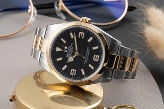 Thumbnail von Rolex Explorer 36 Oystersteel / Gold Automatik Herrenuhr Ref. 124273