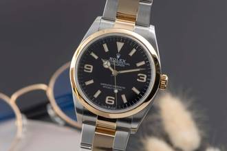 Thumbnail von Rolex Explorer 36 Oystersteel / Gold Automatik Herrenuhr Ref. 124273