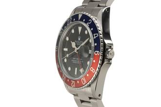 Thumbnail von Rolex GMT-Master 'Pepsi' Edelstahl Automatik Herrenuhr Ref. 16750 Klassiker