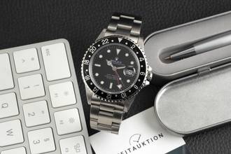 Thumbnail von Rolex GMT-Master Oyster Edelstahl Automatik Herrenuhr Ref. 16700 U-Serie