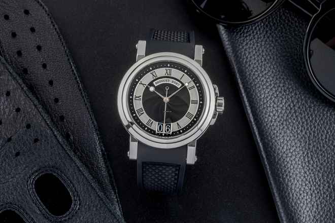Breguet Marine 'Horloger de la Marine' Çelik Otomatik Ref G5817ST925V8 B&P 2016