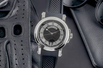 Thumbnail von Breguet Marine ´Horloger de la Marine´ Stahl Automatik Ref G5817ST925V8 B&P 2016