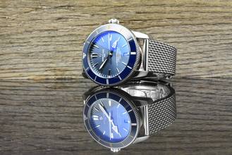 Thumbnail von Breitling Superocean Heritage II B20 Blue Ceramic AB2030 Milanaise - 2019