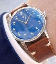 Thumbnail von Omega Seamaster Customised Seamaster Handwinding Vintage Custom Blue Restored Dial 135.011 135011