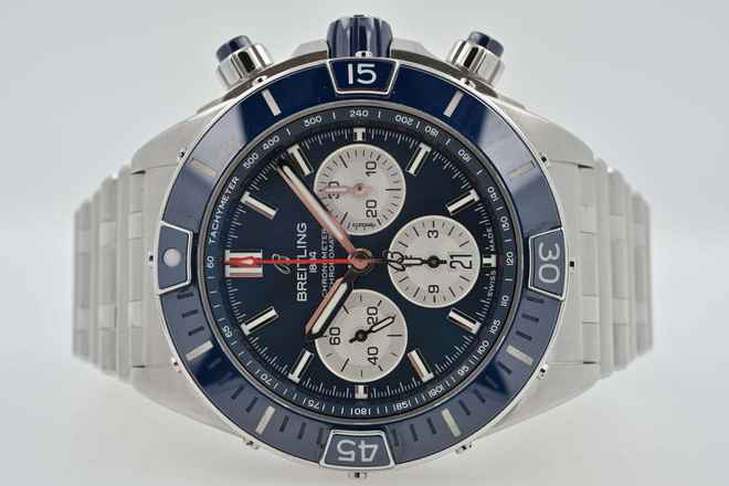  Breitling Chronomat Super Chronomat 44 B01 AB0136161C1A1 Blue Dial 