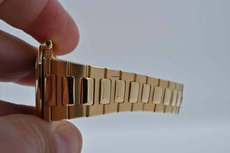 Thumbnail von Patek Philippe Nautilus Blue Diamond Dial 18k yellow gold 3800 Service 02/2026 3800/001 LC100