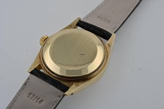 Thumbnail von Rolex Datejust 31 14k Yellow Gold Silver Dial 6827