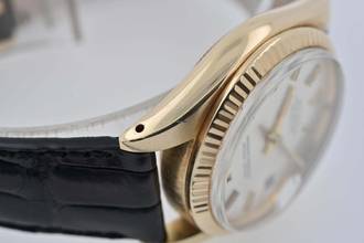 Thumbnail von Rolex Datejust 31 14k Yellow Gold Silver Dial 6827