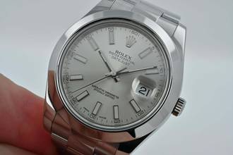 Thumbnail von Rolex Datejust II 116300 LC100 Silver Dial