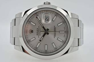 Thumbnail von Rolex Datejust II 116300 LC100 Silver Dial