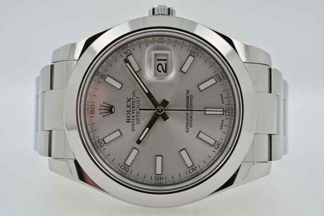  Rolex Datejust II 116300 LC100 Silver Dial 