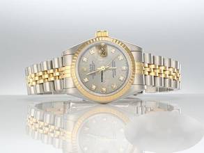 Thumbnail von Rolex Lady-Datejust Edelstahl Gelbgold 750 Diamanten Automatik Gold Stahl Damen