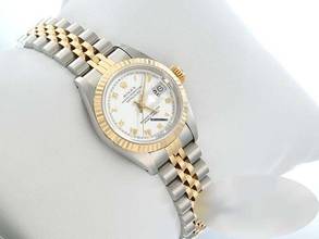 Thumbnail von Rolex Lady-Datejust Edelstahl Gelbgold 750 Automatik Gold Stahl Damen Stainless Steel 18kt Yellow Gold Jubilé-band Chronometer Oyster White Dial
