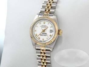 Thumbnail von Rolex Lady-Datejust Edelstahl Gelbgold 750 Automatik Gold Stahl Damen Stainless Steel 18kt Yellow Gold Jubilé-band Chronometer Oyster White Dial
