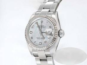 Thumbnail von Rolex Lady-Datejust Stahl Weissgold 750 179174 2016 Lc100 Goldust Diamanten Stainless Steel 18kt White Gold Oyster-band Chronometer