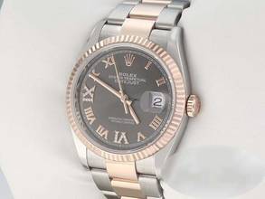 Thumbnail von Rolex Datejust 36 126231 2025 Stahl Rosegold 750 Diamanten Automatik Gold