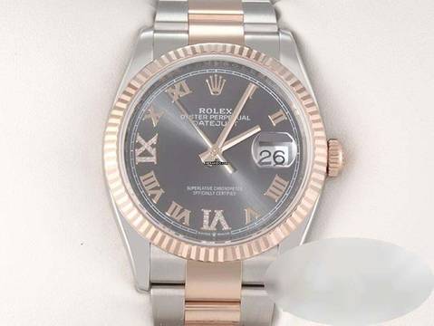 Rolex Datejust 36 126231 2025 Stahl Rosegold 750 Diamanten Automatik Gold